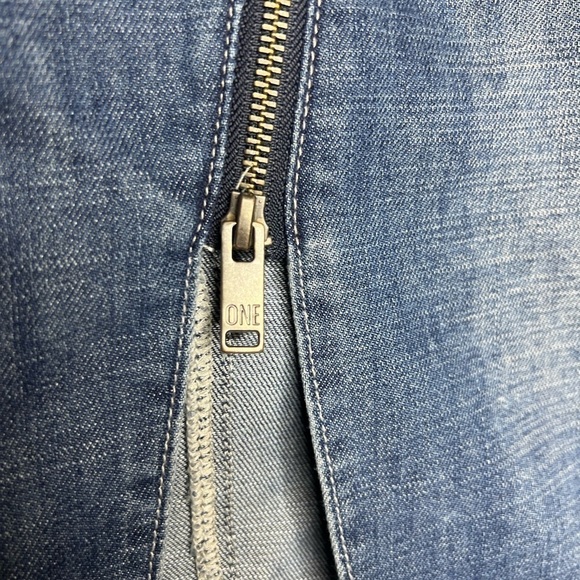 One Teaspoon Reformer High Waisted Denim Skirt - Picture 11 of 12